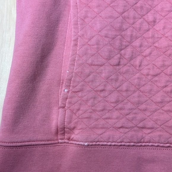 L.L. Bean Women's Quilted Quarter-Zip Pullover Pink Size Small - Picture 3 of 10